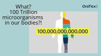 WHAT? 100 TRILLION MICROORGANISMS IN OUR BODIES?!