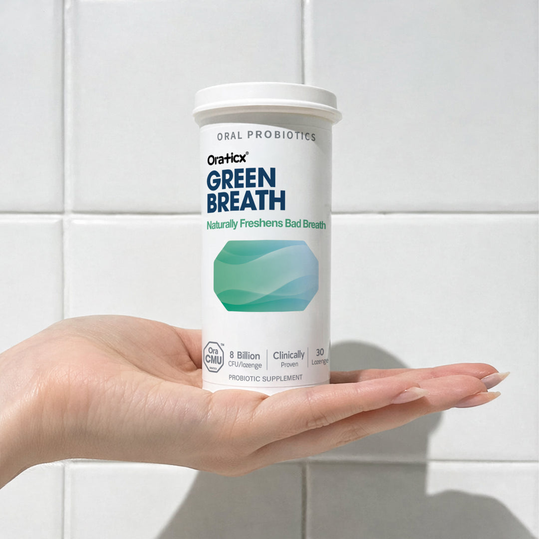 OraTicx Green Breath Oral Probiotics : Naturally Freshen Bad