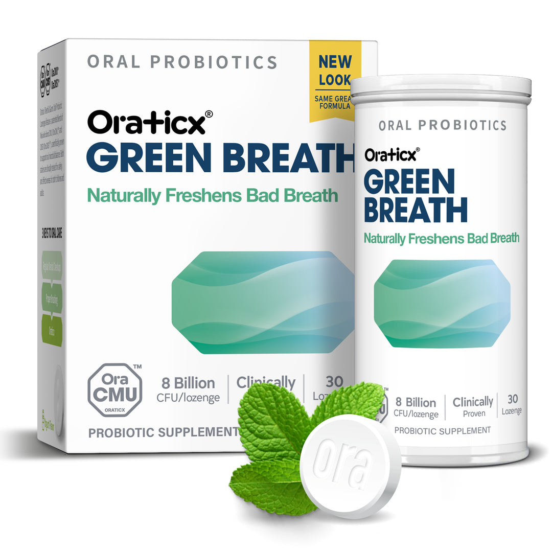 Oral−B D7015266XC OraTicx Green Breath Oral Probiotics : Naturally Freshen Bad Breath