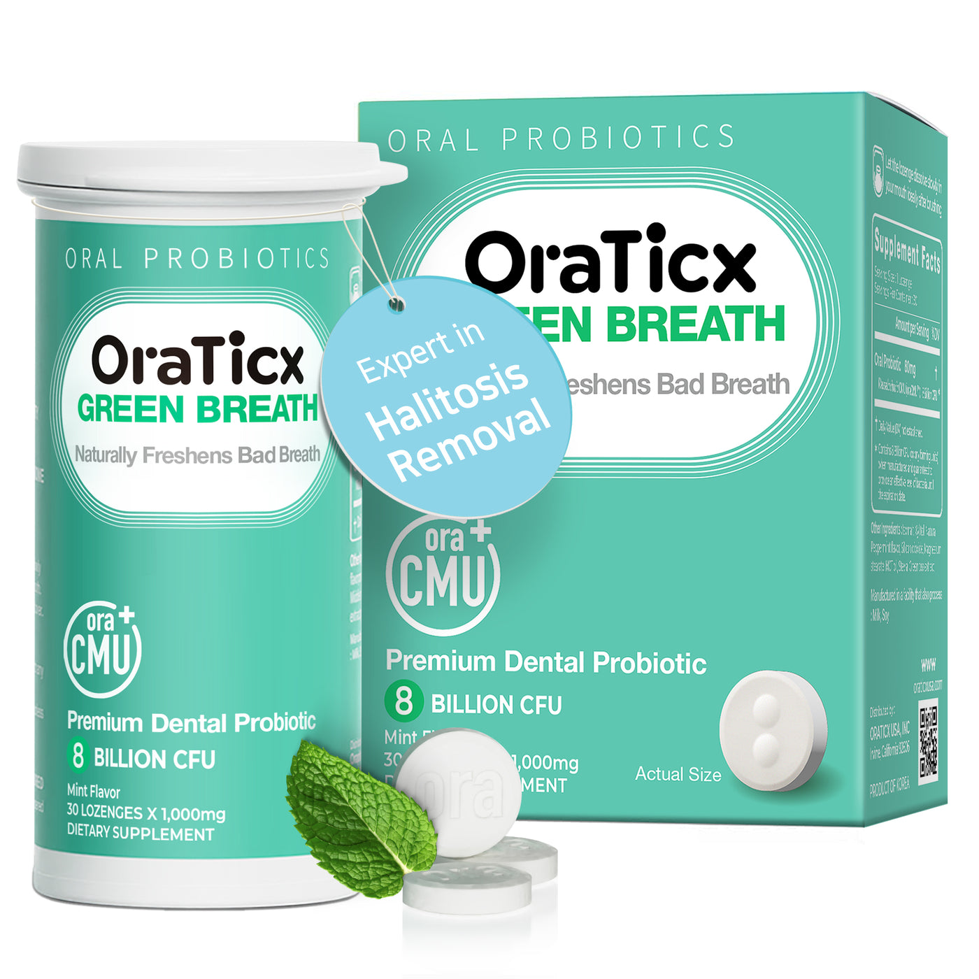 OraTicx Green Breath 2-Pack