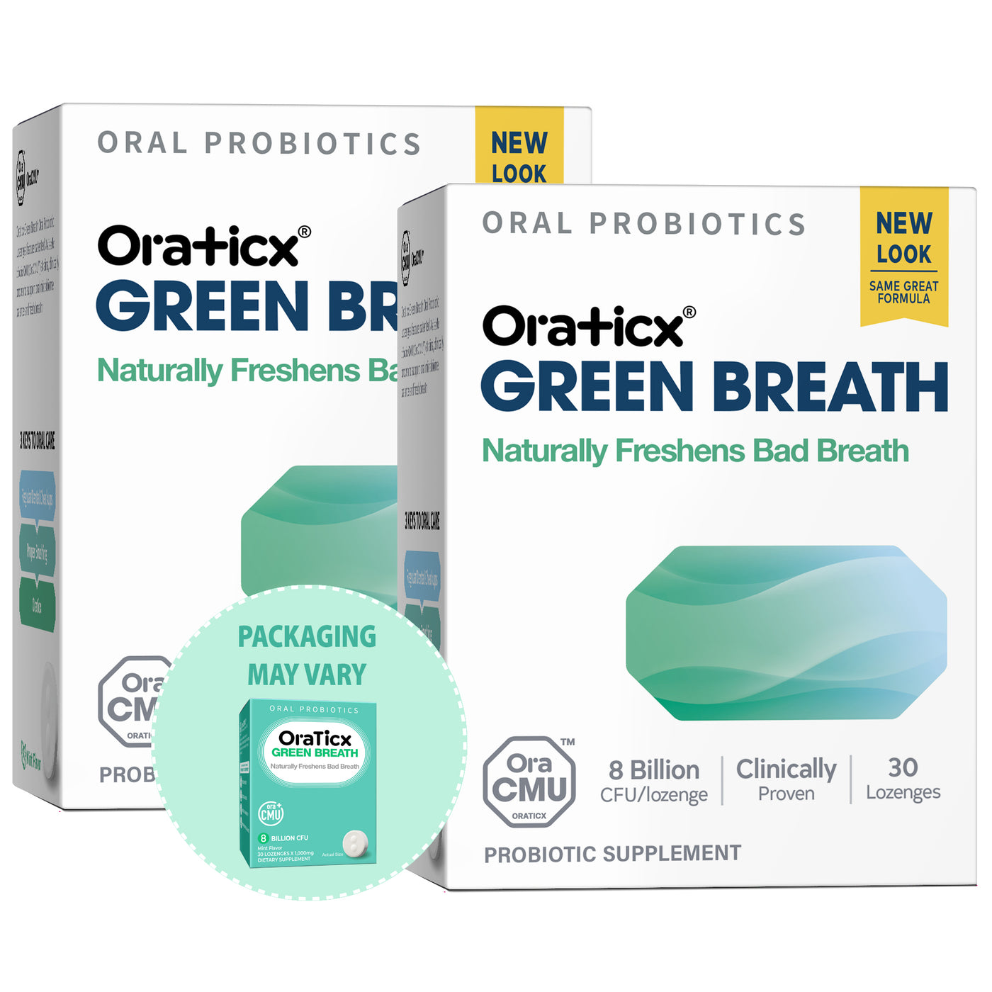 OraTicx Green Breath 2-Pack