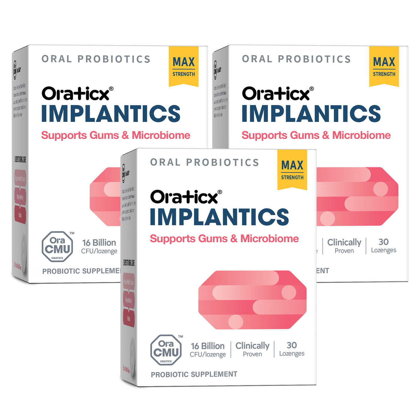 OraTicx Implantics 3-Pack Set