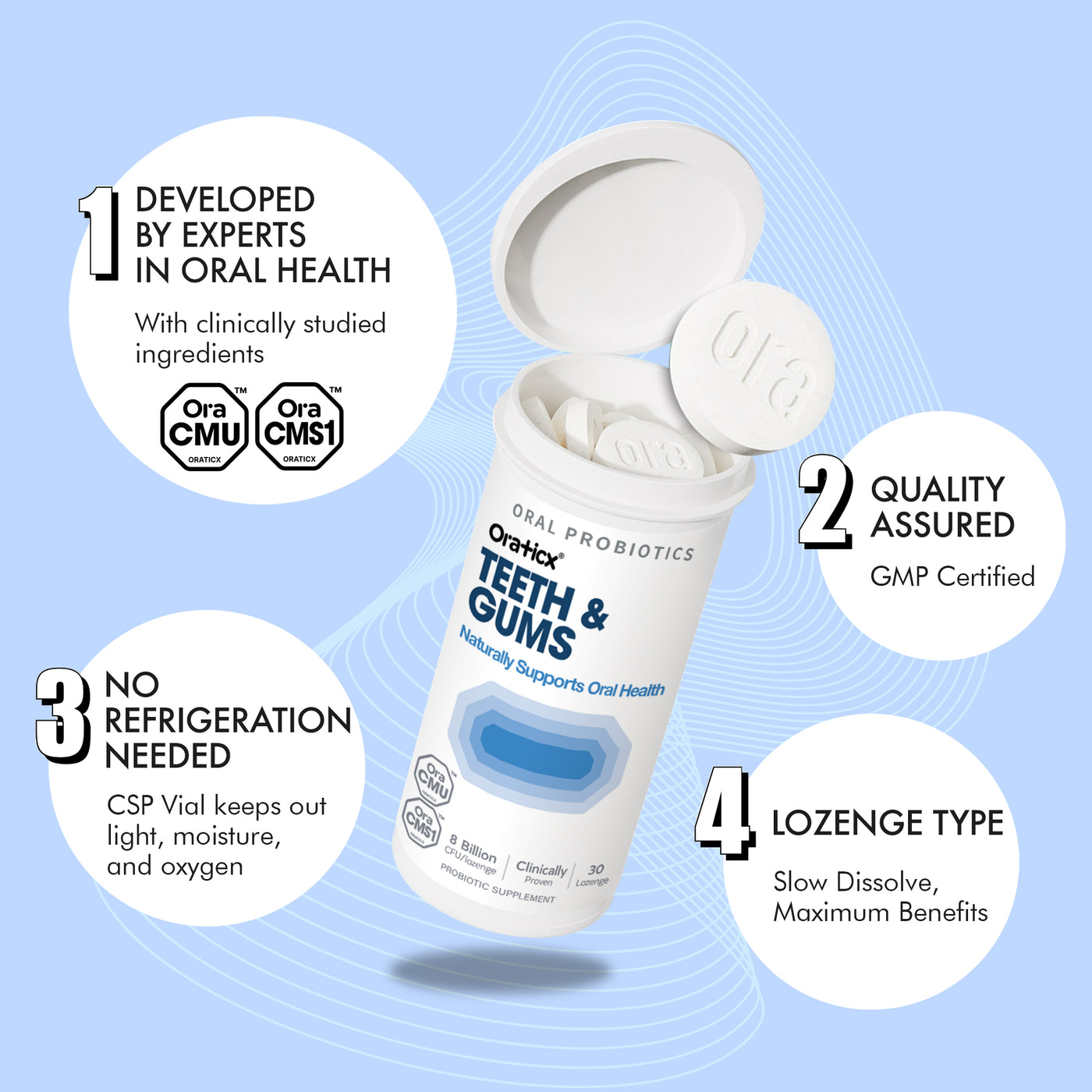 OraTicx Teeth & Gums 2-Pack