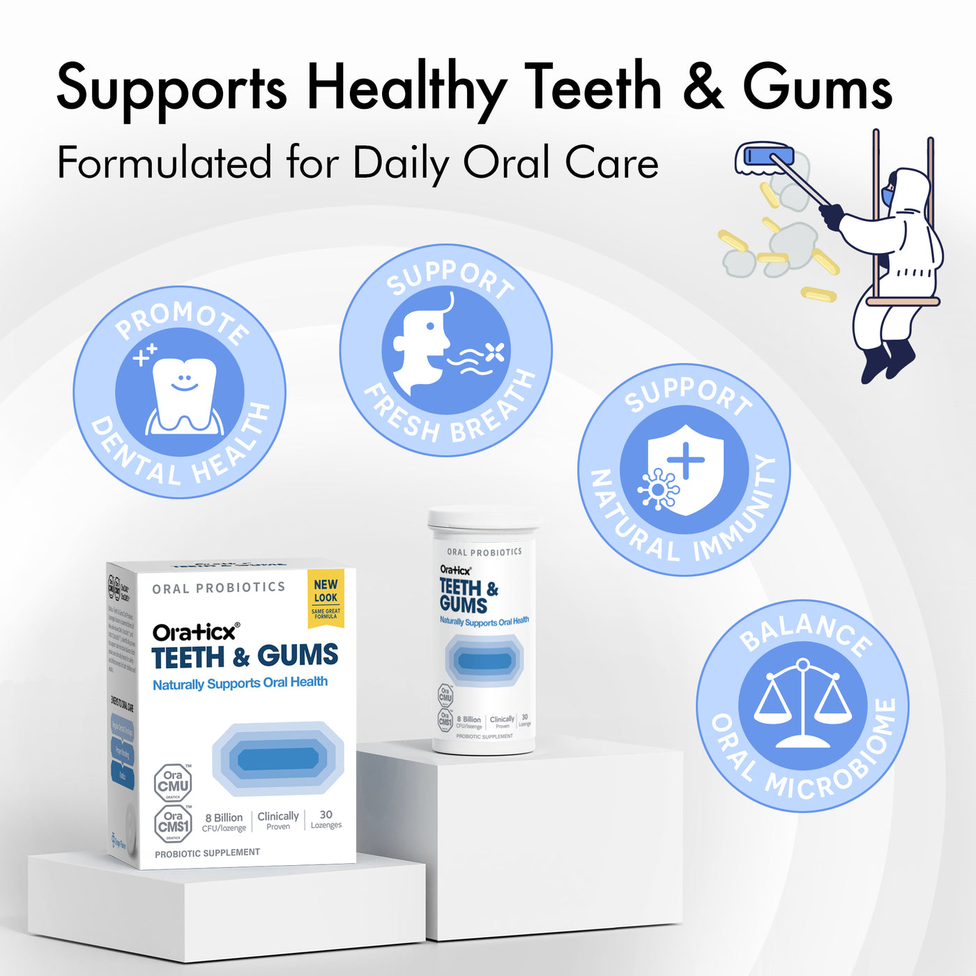 OraTicx Teeth & Gums 2-Pack