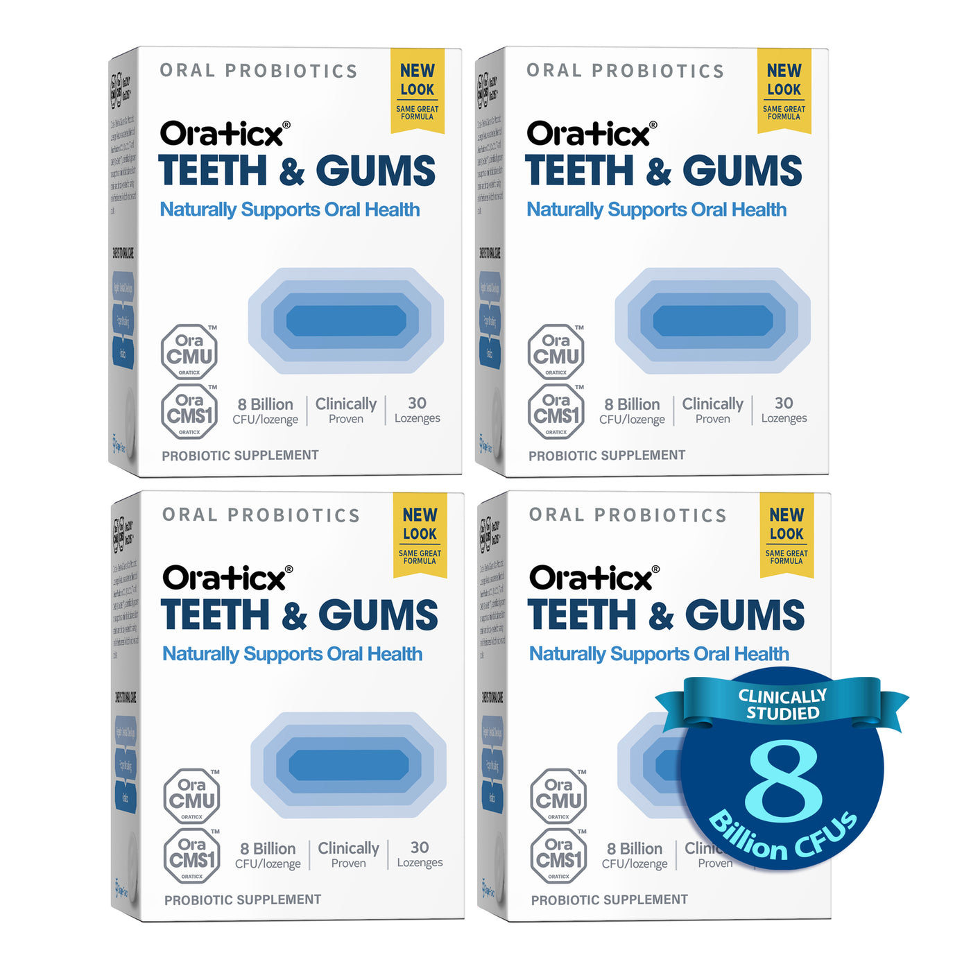 OraTicx Teeth & Gums 4-Pack