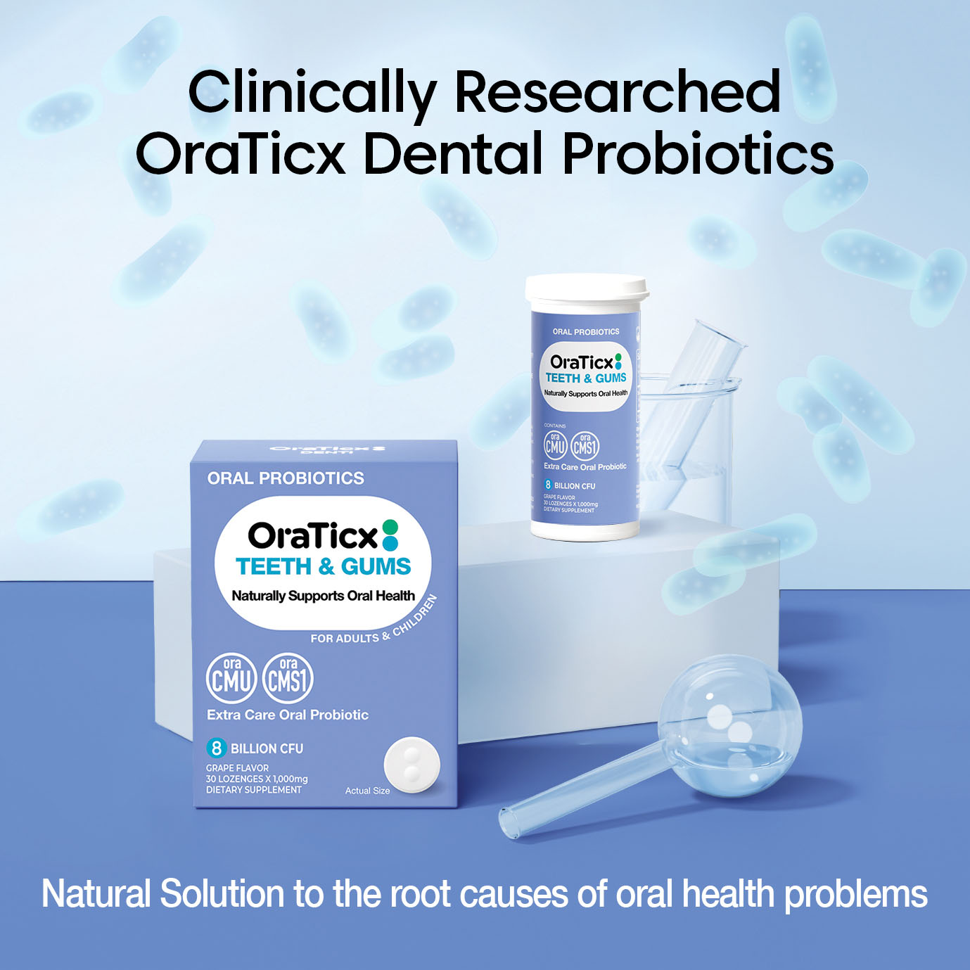OraTicx Oral Probiotics Family 3-Pack Set