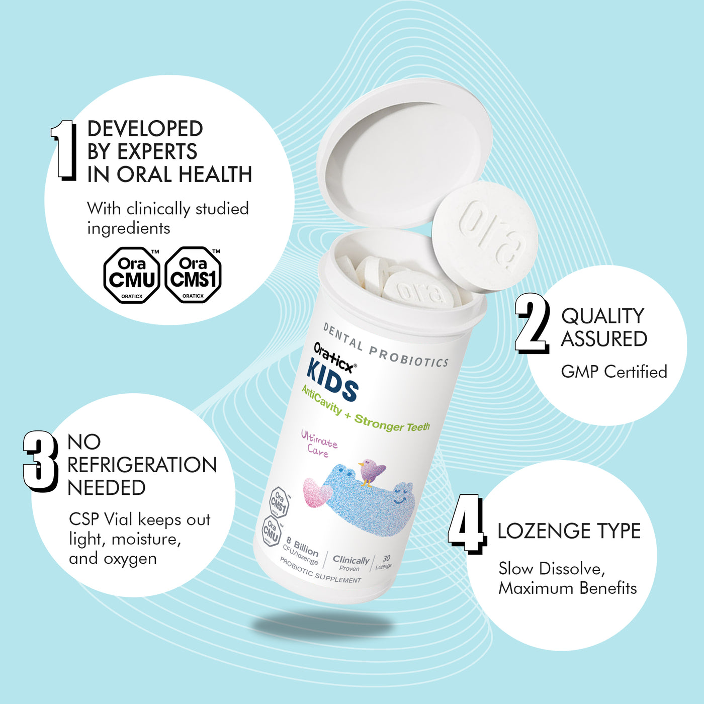 OraTicx Kids Dental Probiotic 2-Pack