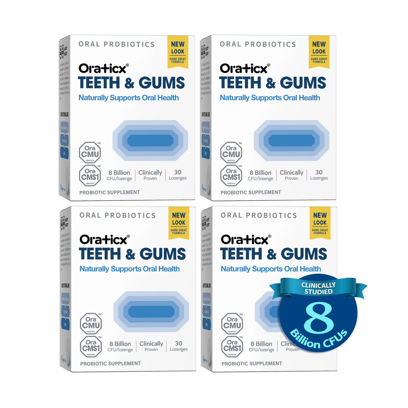 OraTicx Teeth & Gums 4-Pack