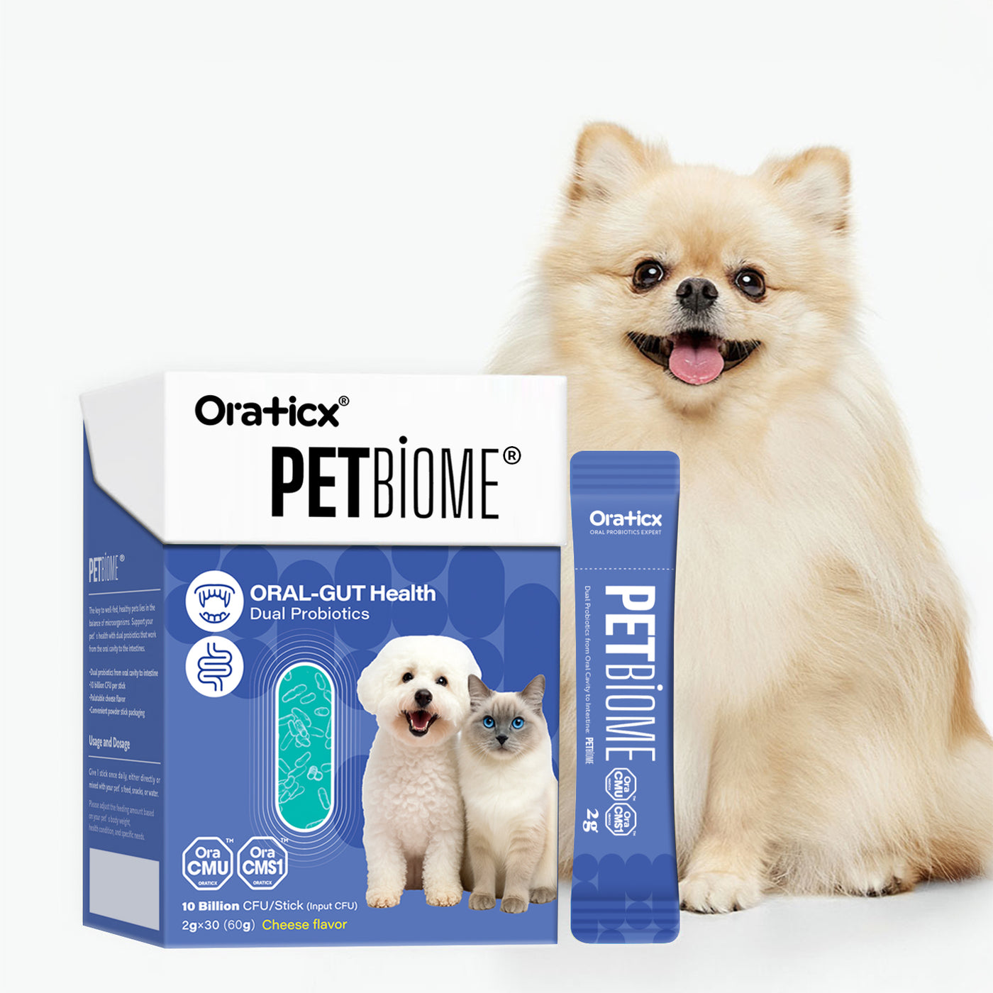 PetBiome® Dental&Gut Probioitcs (for Dogs and Cats)